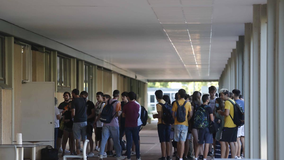 Inicio de las pruebas de selectividad del año 2022 en una fotografía de archivo.