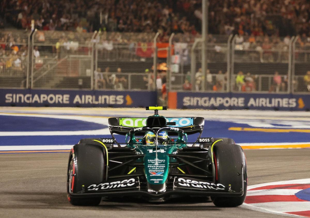 Alonso partiá séptimo en Singapur.