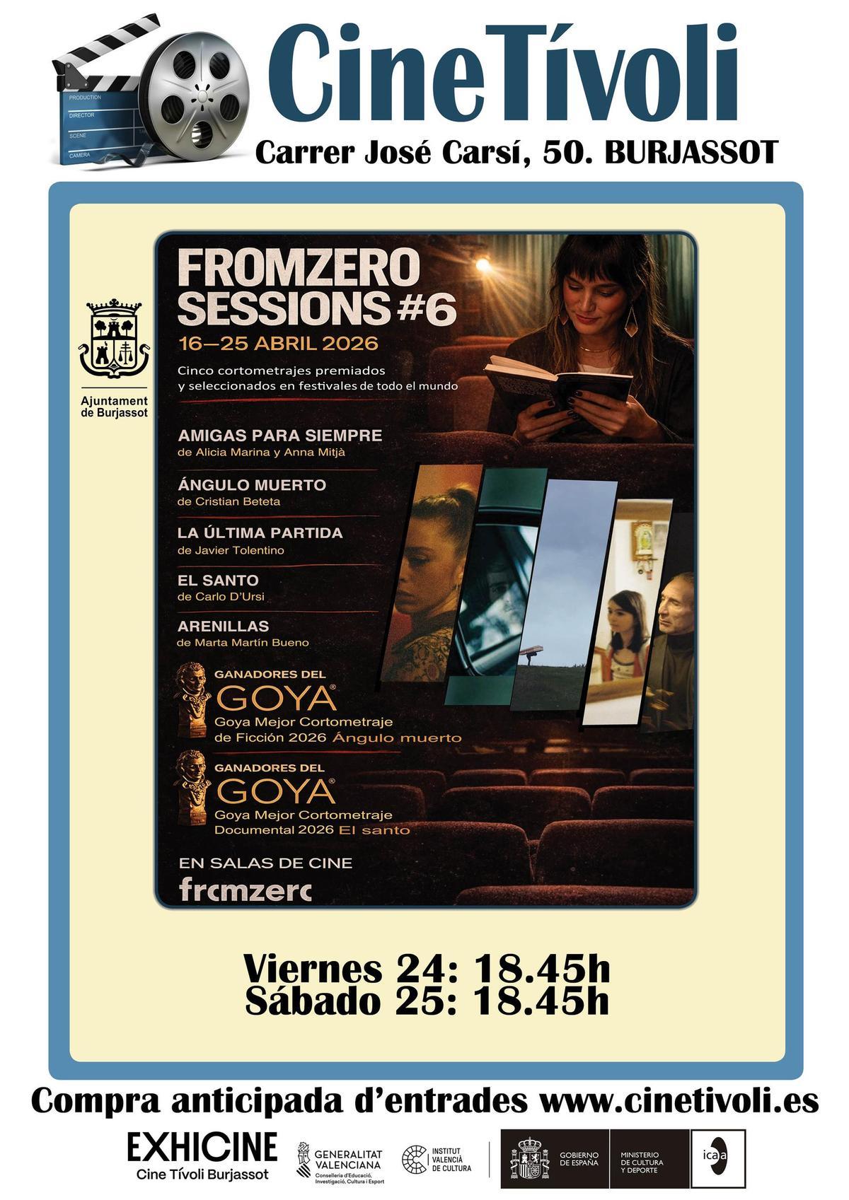 El Cine Tívoli acoge la sexta edición del Fromzero Sessions#