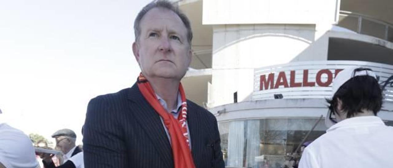 Robert Sarver, en Son Moix con motivo del partido del Centenario el pasado marzo.