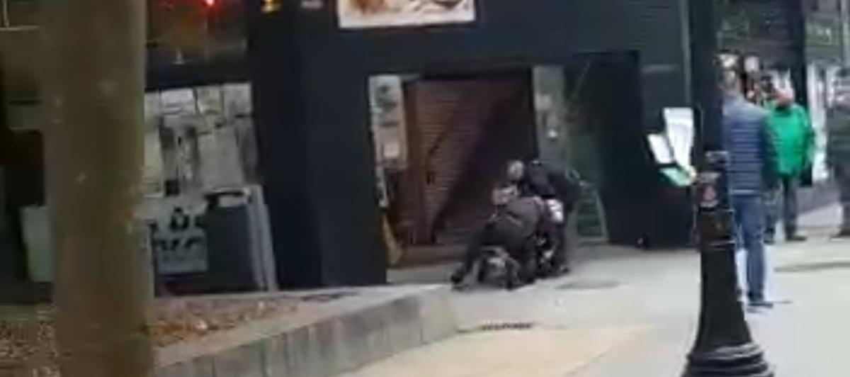 Así fue la detención del agresor del tatuador de Laviada.