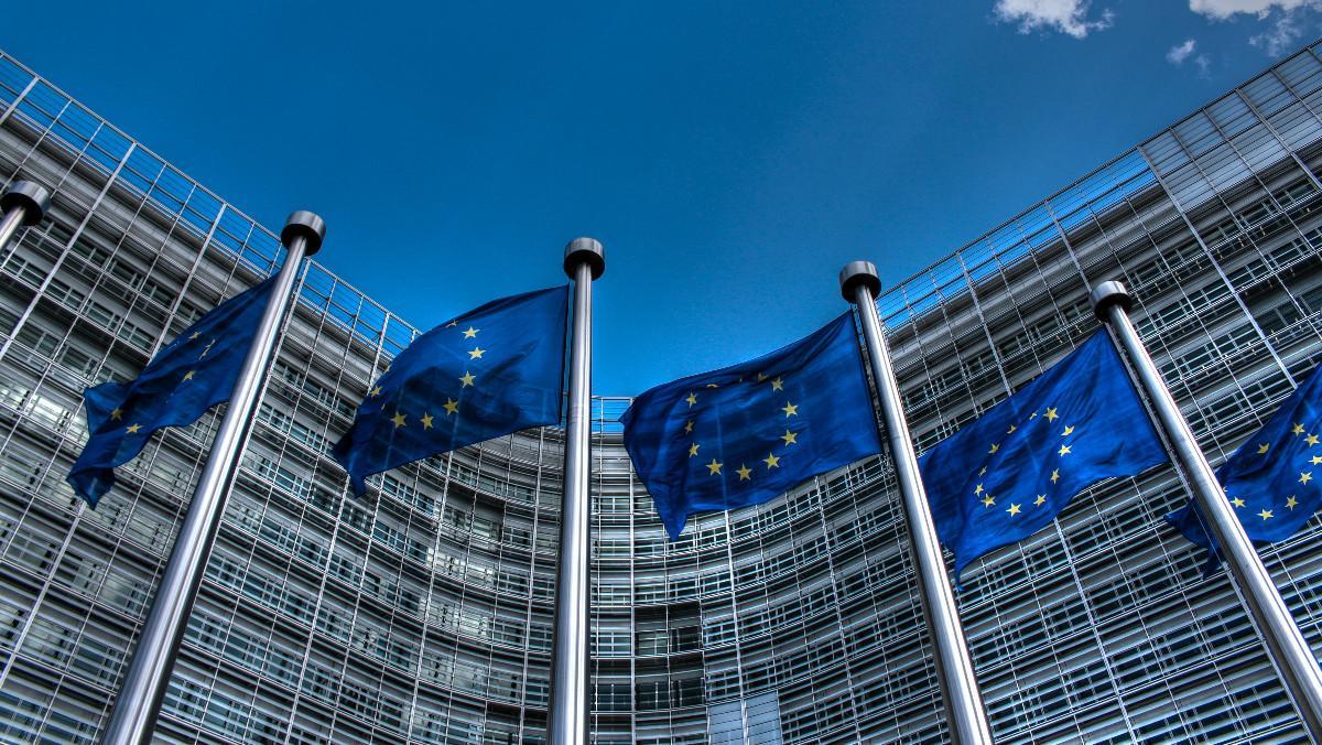 Imagen de la fachada del Parlamento europeo, en Bruselas.