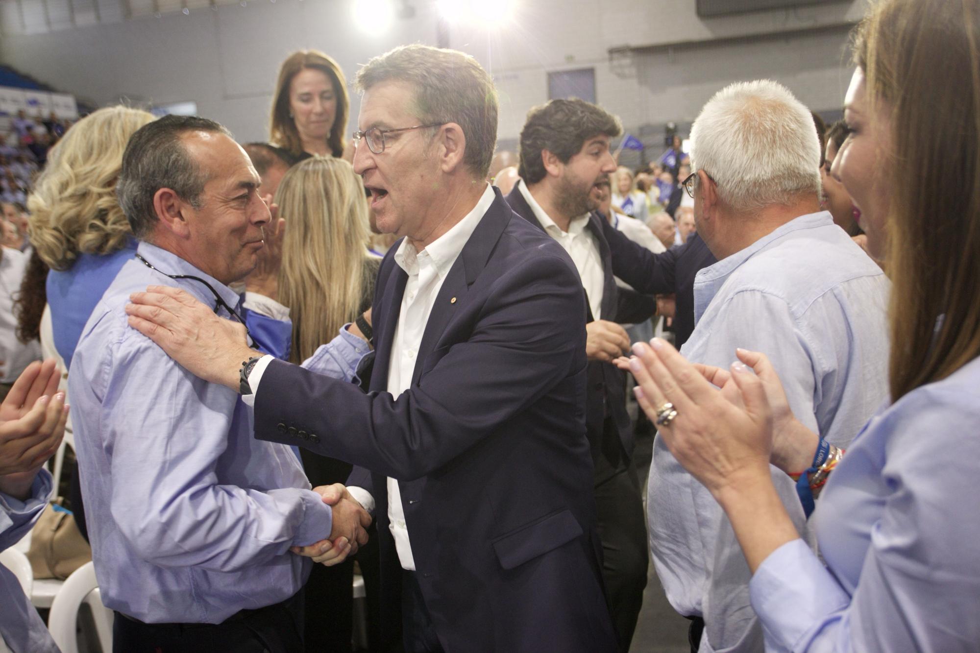 Acto del PP en Murcia con Feijóo