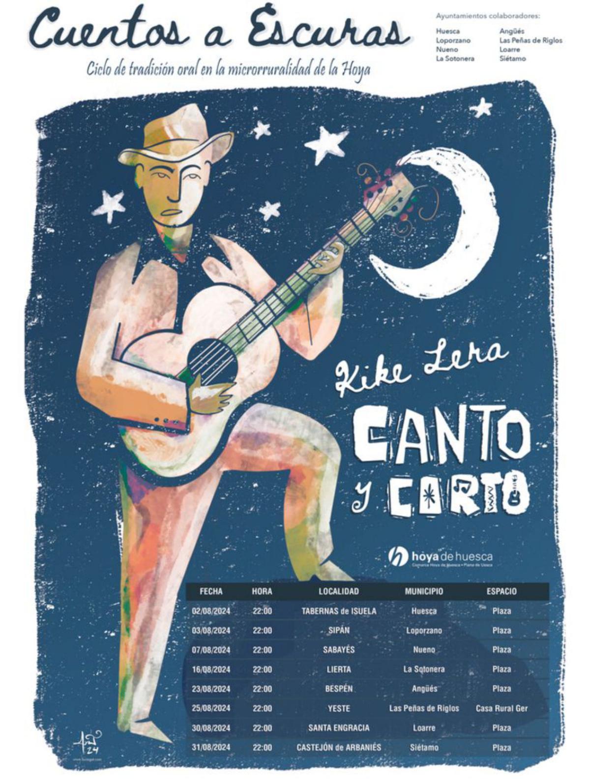 Cartel del ciclo ‘Cuentos a Escuras’. | HOYA DE HUESCA