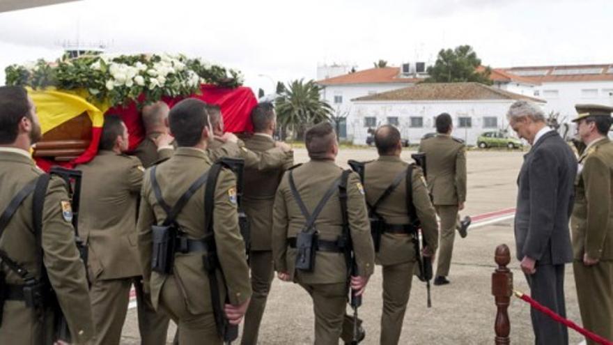 Morenés preside el funeral los soldados fallecidos en Líbano