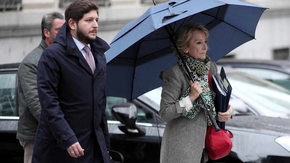 La expresidenta de la Comunidad de Madrid, Esperanza Aguirre.