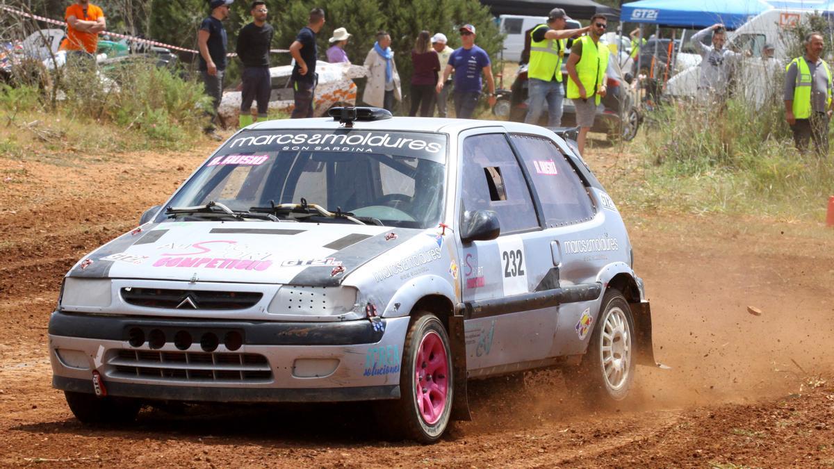 Adrián Ausió, ganador en la División IIA en el circuito ibicenco de Sant Jordi