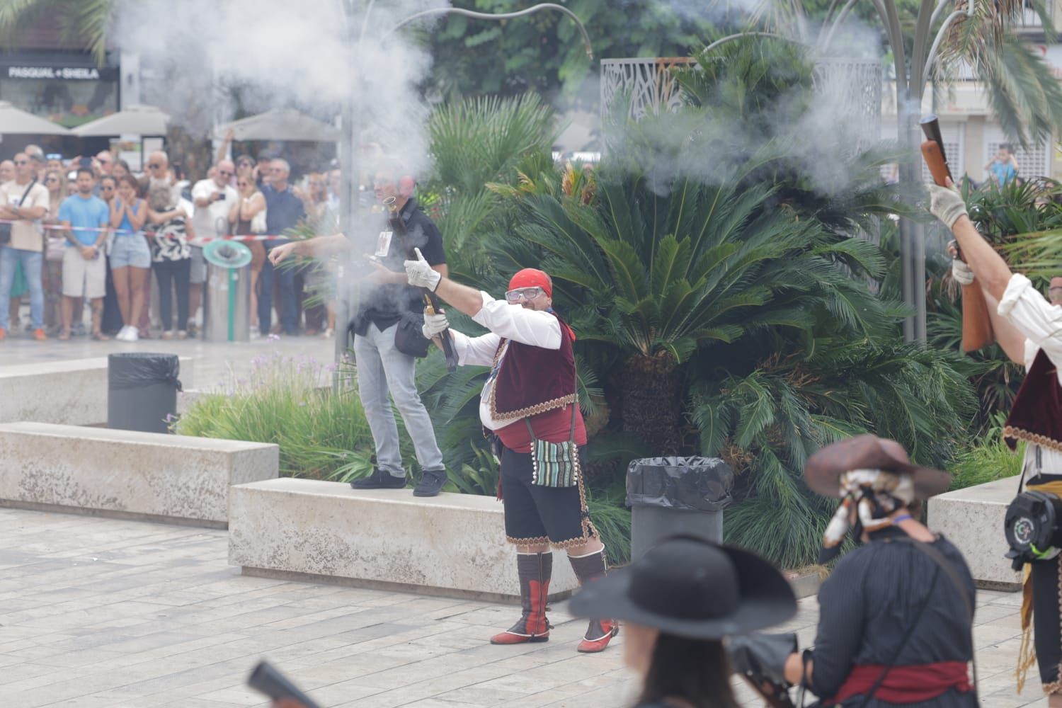 Trabucà en el centro de València