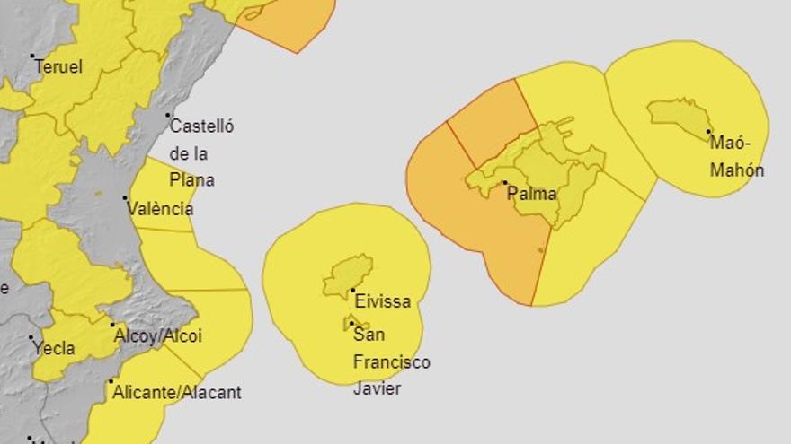 Am Mittwoch (8.12.) gilt für die gesamten Balearen die Warnstufe Gelb wegen Sturms und hohen Wellen. In der Nacht an der Südwest-Küste von Mallorca auch die Warnstufe Orange.