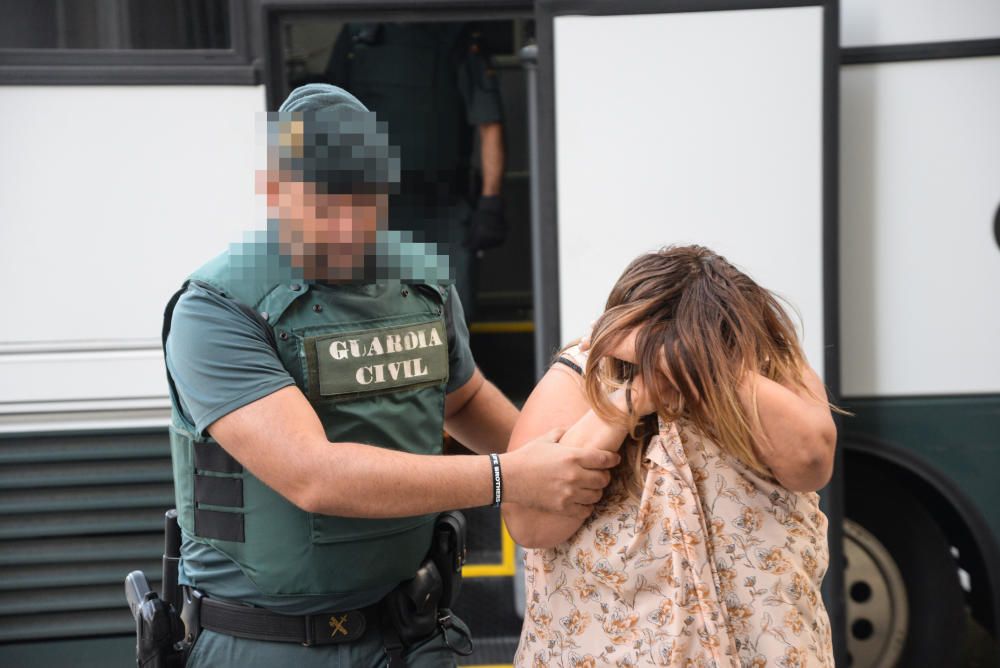 Los catorce detenidos en la operación Tatum, ante el juez