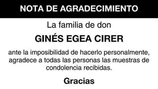 Nota Ginés Egea Cirer