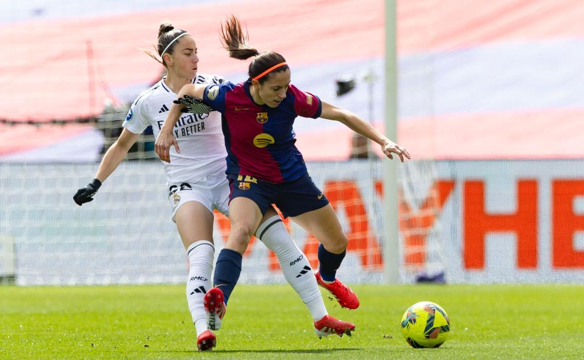 Aitana tuvo muchos problemas para entrar en juego en el clásico