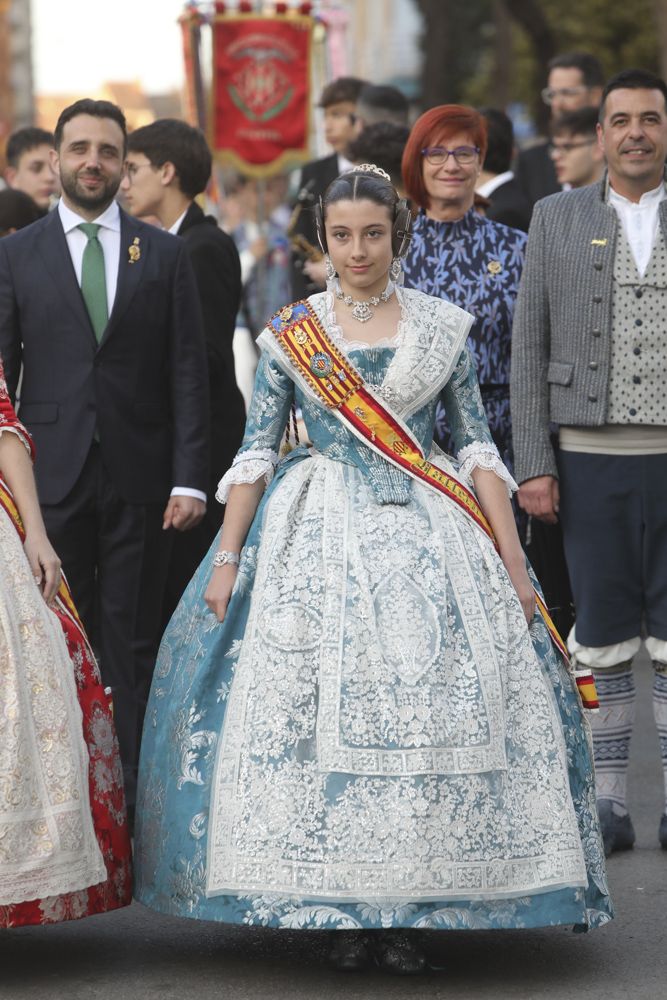 Visita de cortesía a las fallas del Port de Sagunt