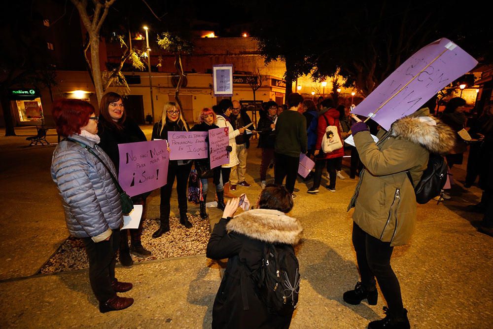 Unas 300 personas se manifiestan en Ibiza y Formentera en apoyo a las feministas andaluzas