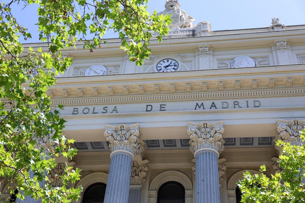 Bolsa de Madrid.