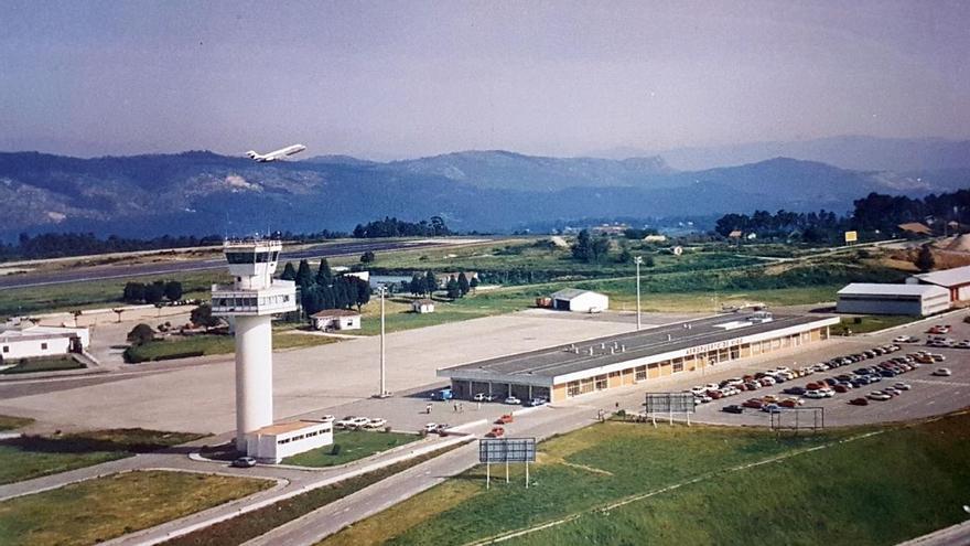 Vista de la terminal olívica a finales de la década de los 80. // AENA