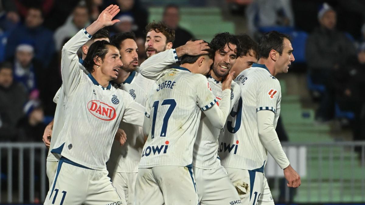 El Espanyol, que ganó en el campo del Getafe, busca un nuevo triunfo en San Mamés