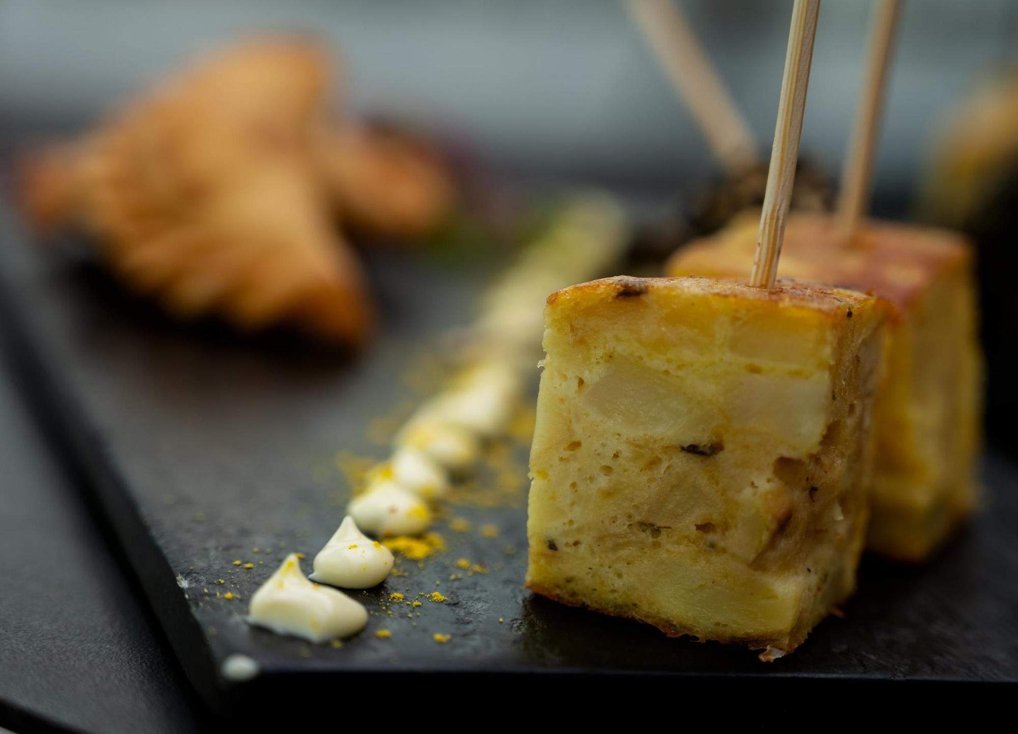 Una tortilla de patata que no es casera
