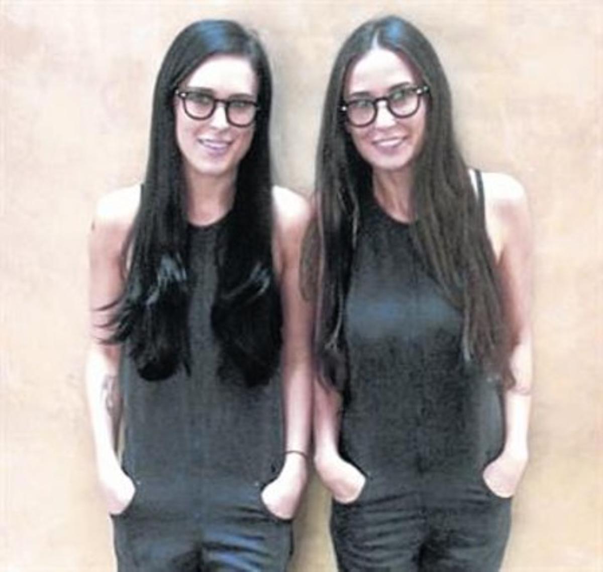 Demi Moore i la seva filla Rumer Willis, bessones_MEDIA_1