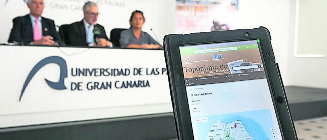 Trapero: &quot;La toponimia es el reducto último de la lengua aborigen canaria&quot;