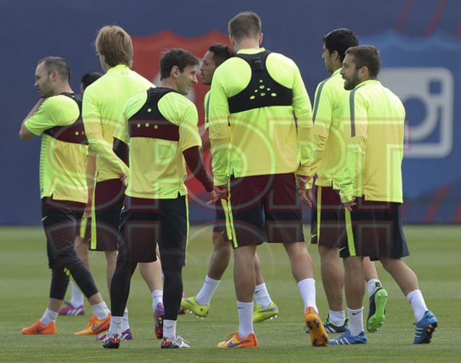 Entrenamiento FC Barcelona