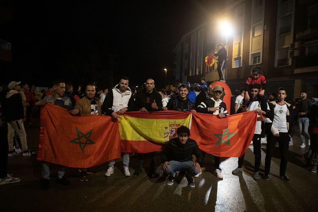 Así se ha vivido el España - Marruecos en Torre Pacheco