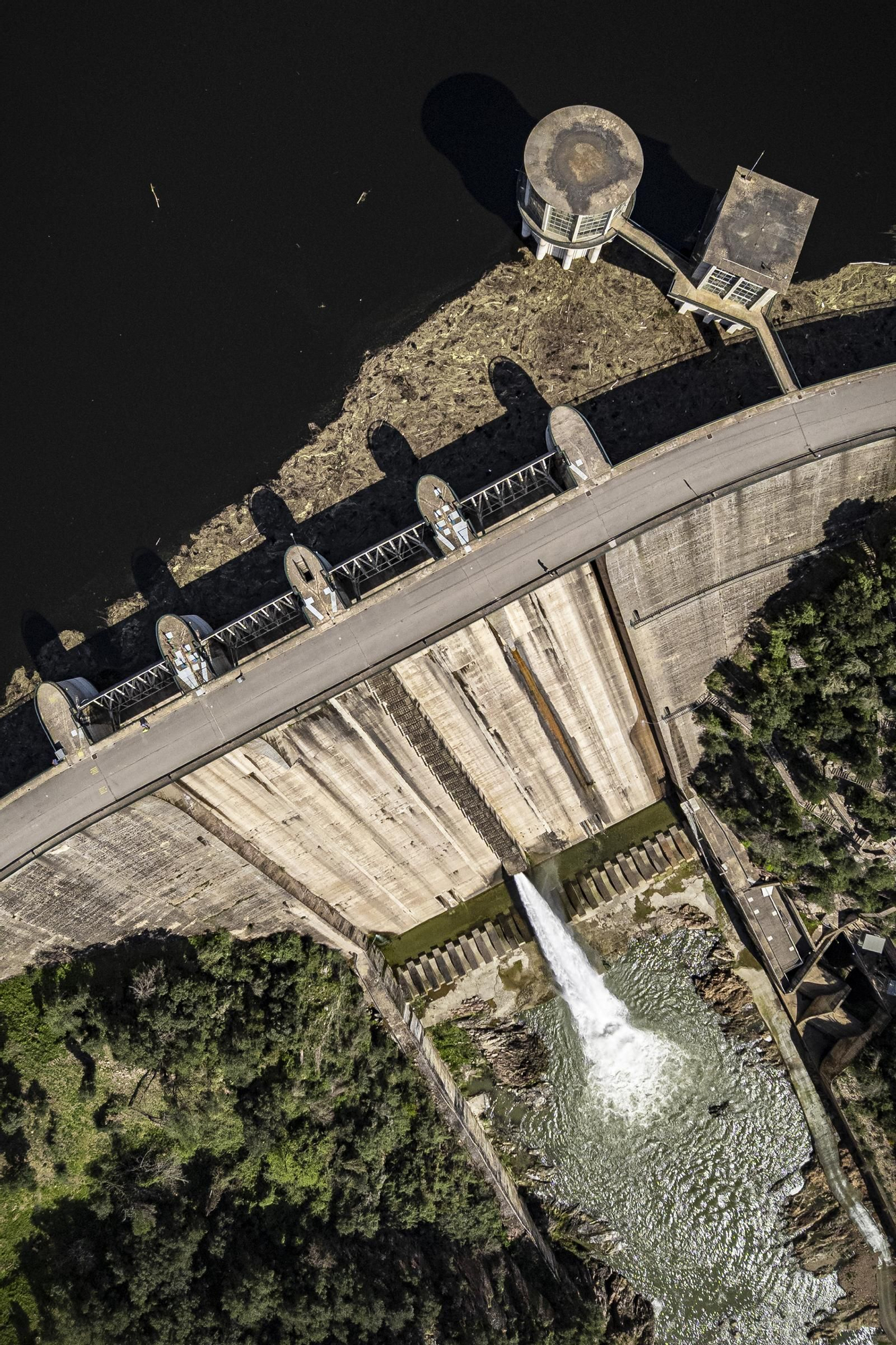 El canvi radical de Sau a vista de dron