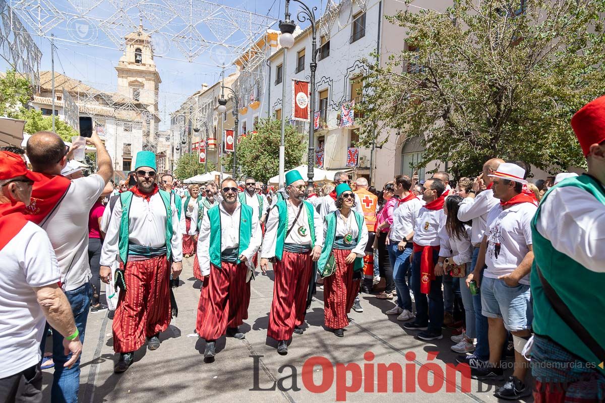 Moros y Cristianos en la mañana del dos de mayo en Caravaca