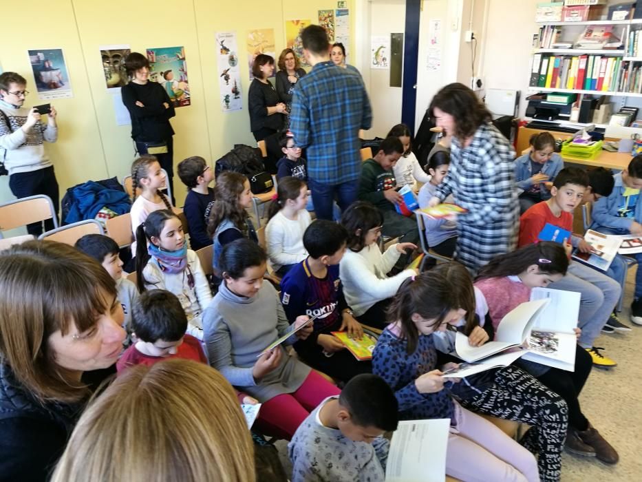 Alumnes de l'escola Puigberenguer creen un conte sobre els refugiats