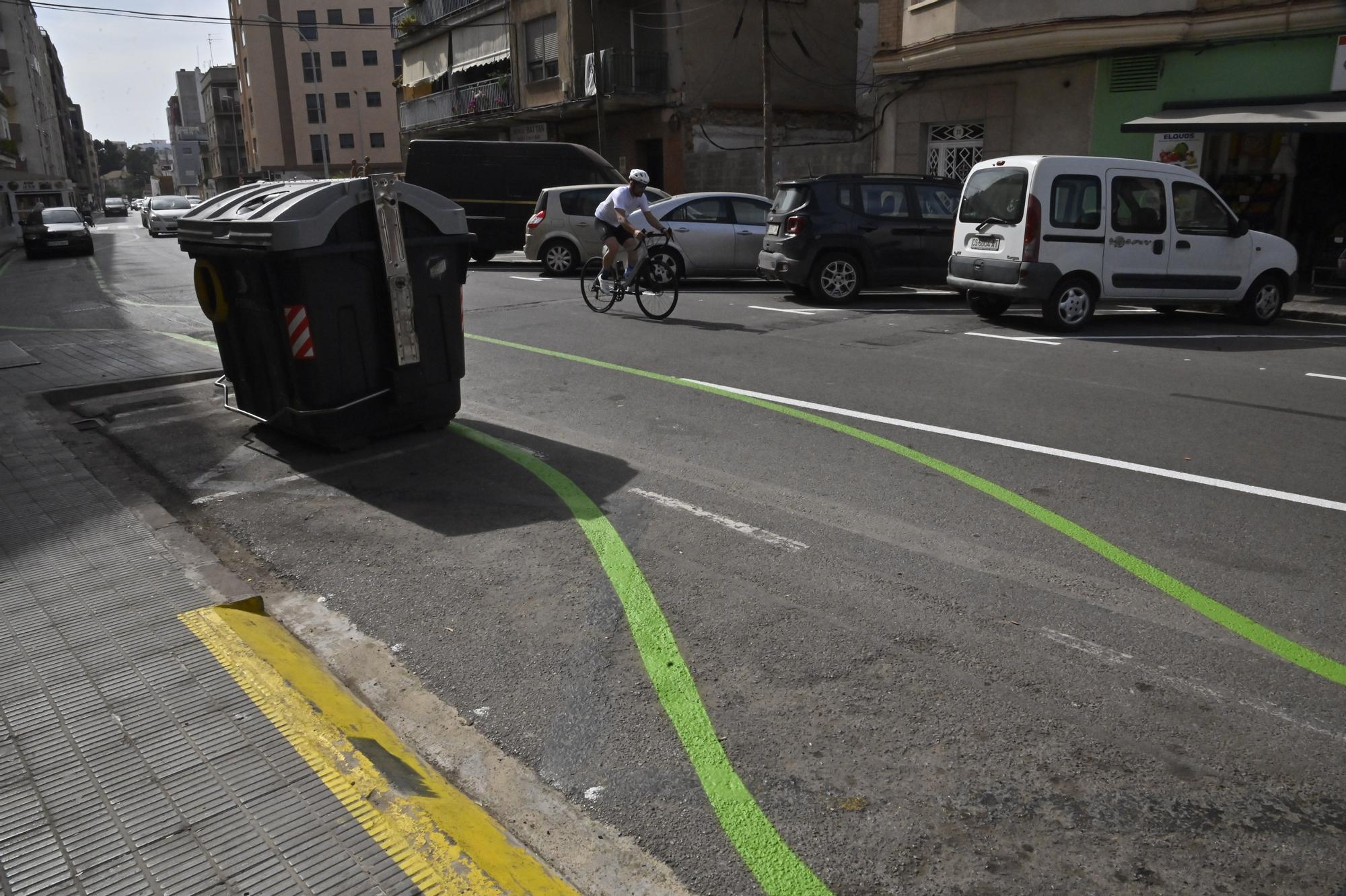 El trazado sinuoso del carril bici de Burriana del que todo el mundo habla