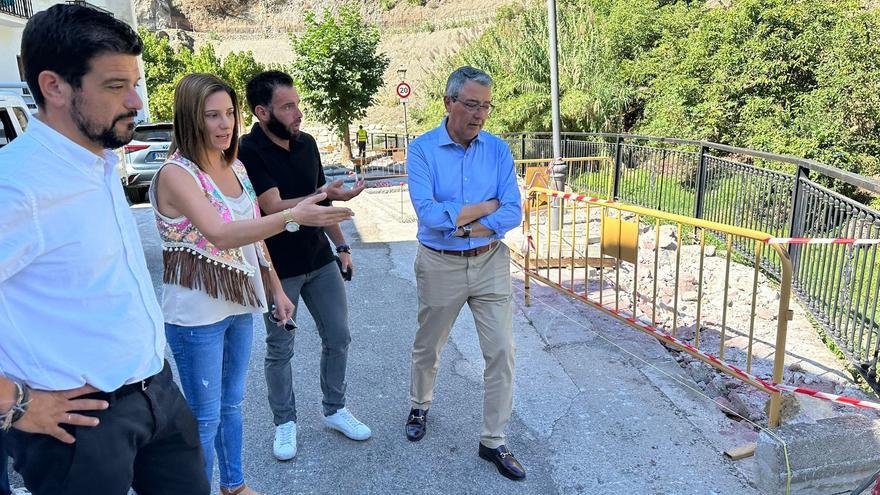 Salado ha visitado las obras del sendero