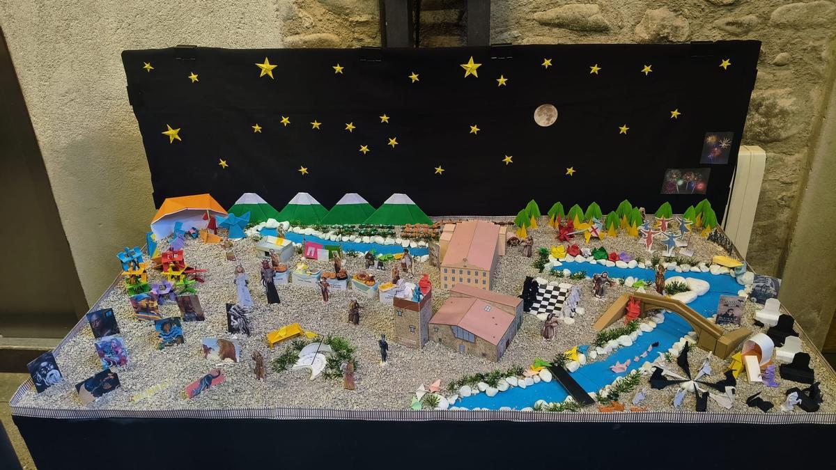 El pessebre que ha fet Jordi Pericot.