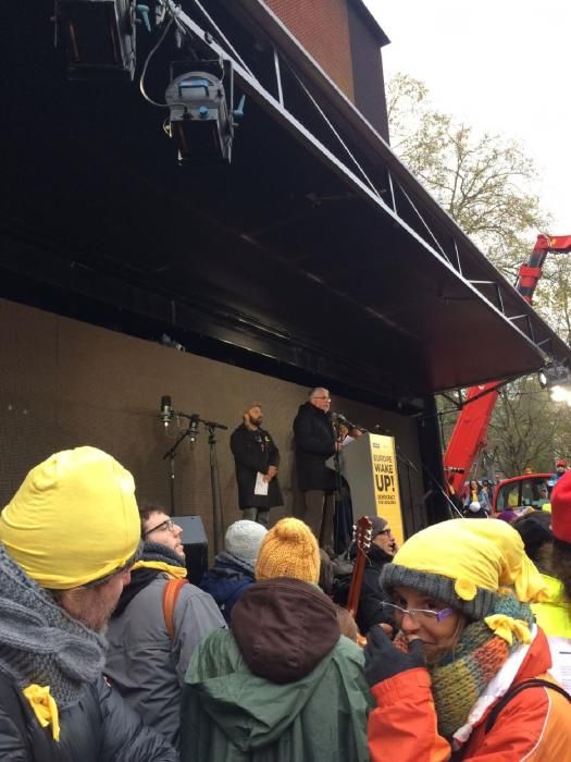 Manifestació independentista a Brussel·les