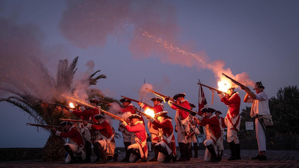Recreación de la Gesta del 25 de julio de 1797, en Santa Cruz de Tenerife.