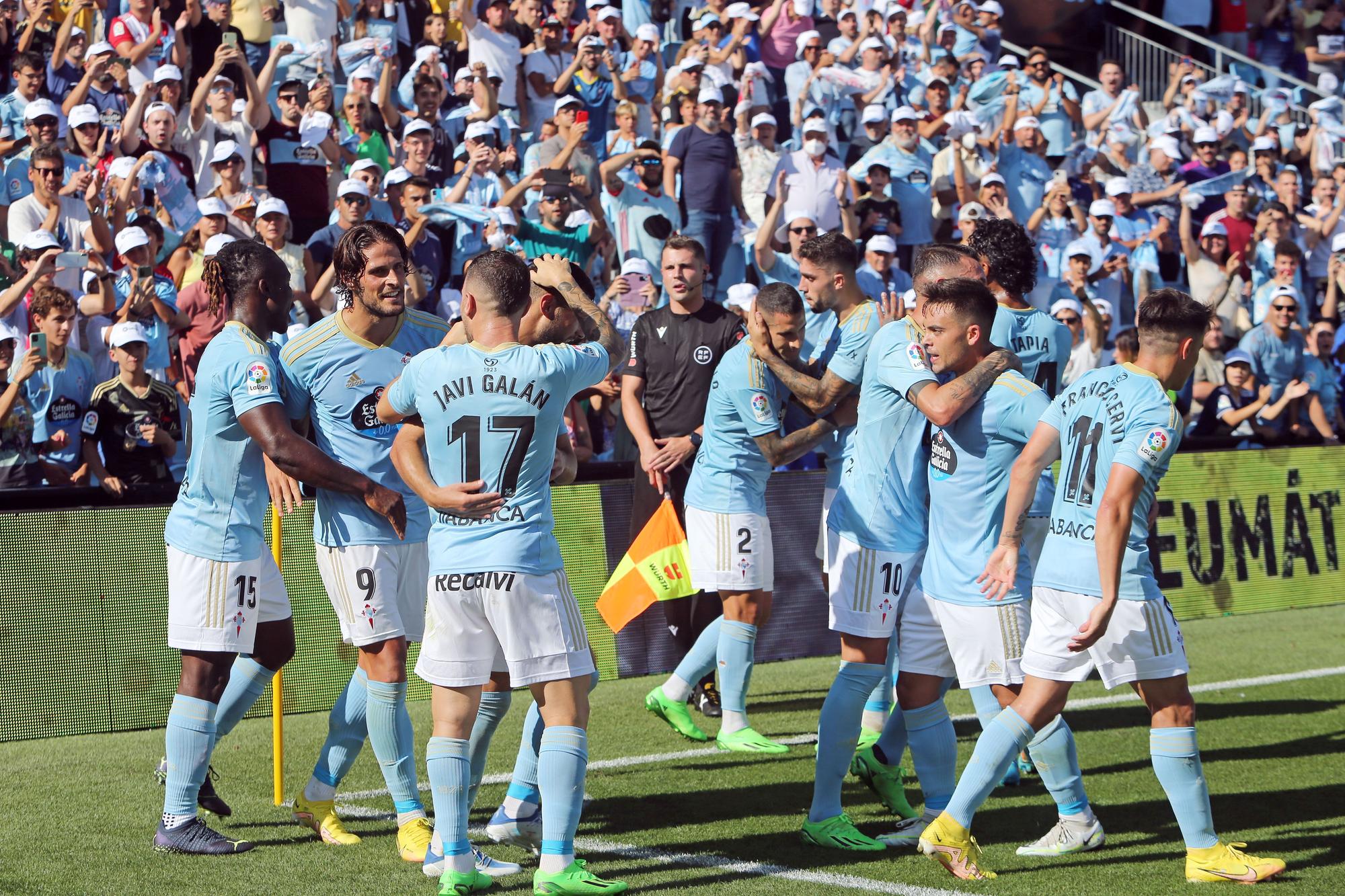 Las mejores imágenes del encuentro del Celta ante el Espanyol