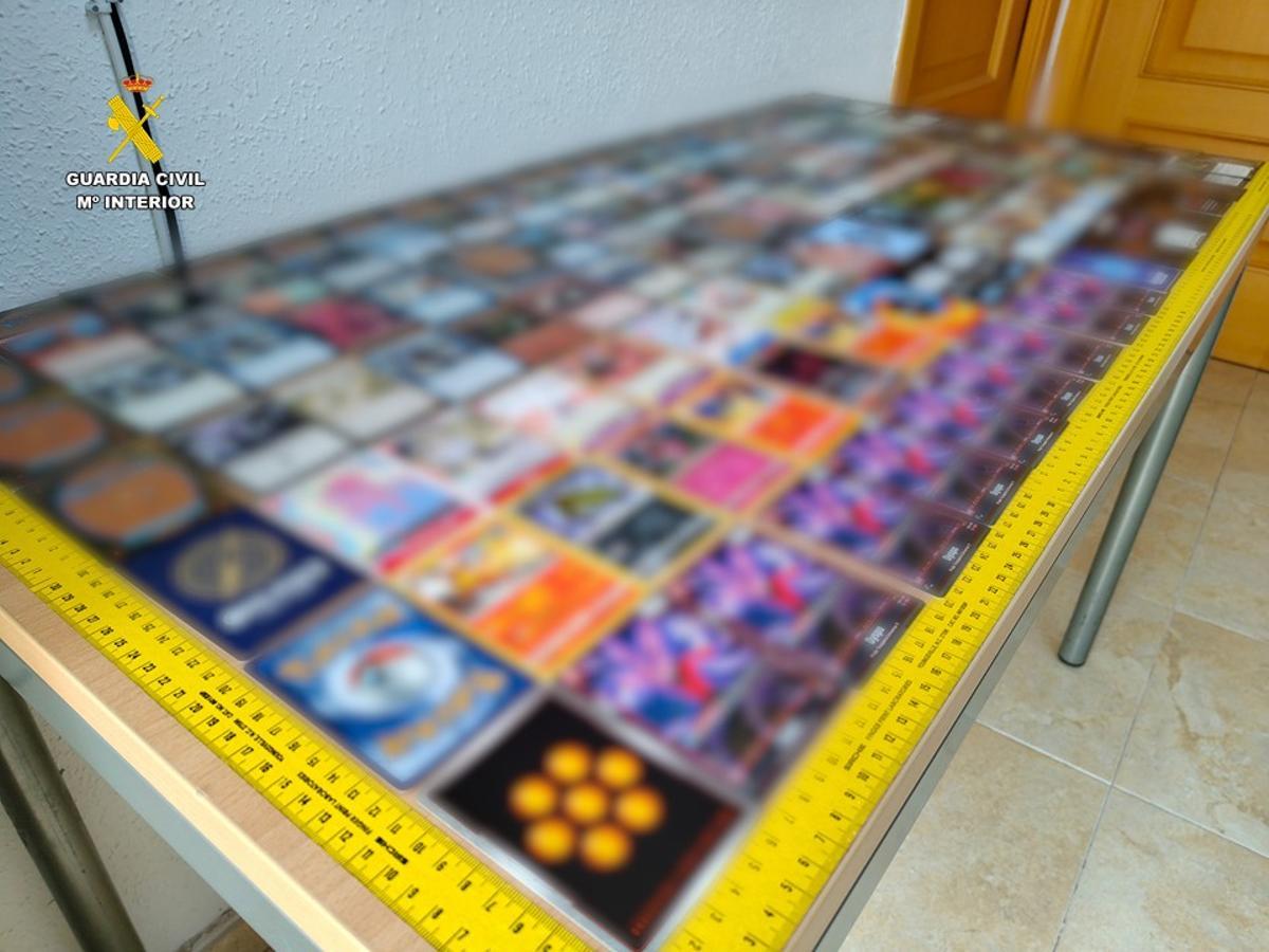 Cartas de juego recuperadas.