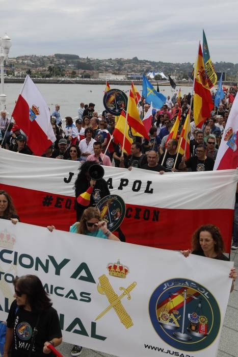 Manifestación Policías y Guardias Civiles