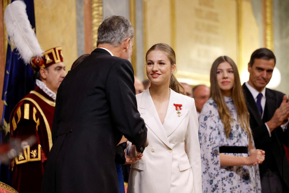 Leonor jura la Constitución en su 18 cumpleaños