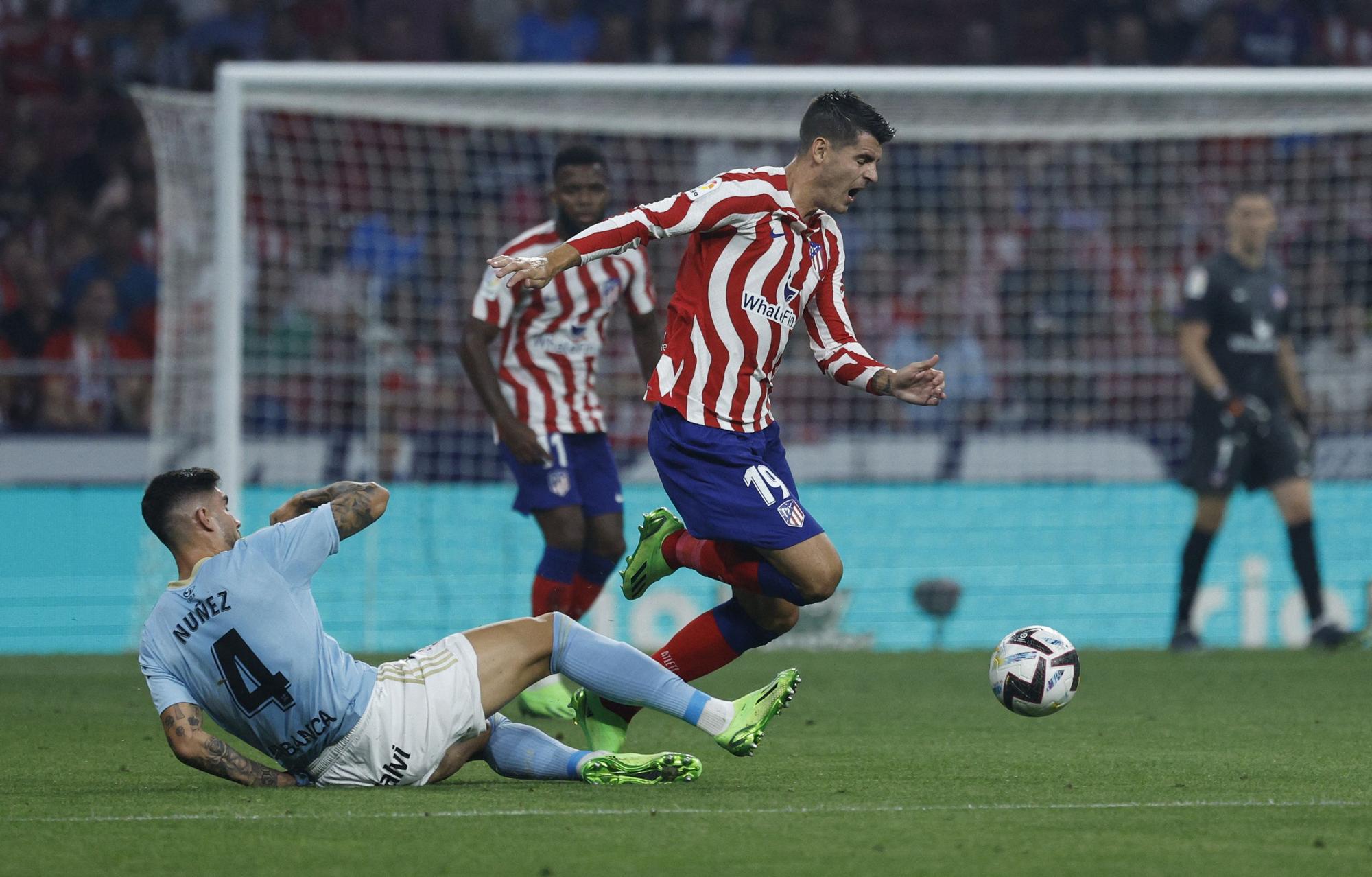 Las imágenes que resumen los mejores momentos del partido Atlético de Madrid 4-1 Celta