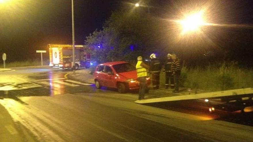 Un nuevo accidente, sin heridos, en la rotonda del Donuts