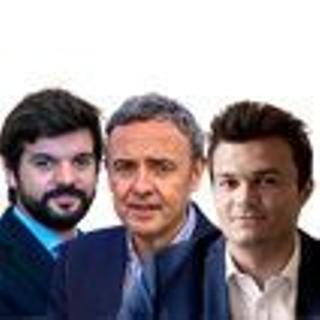 Gerard Esteva, Gabriel Jené y Ferran Piqué