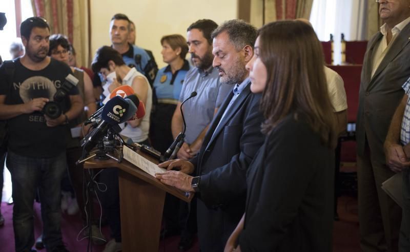 Junta de portavoces de La Laguna contra Zebenzuí González