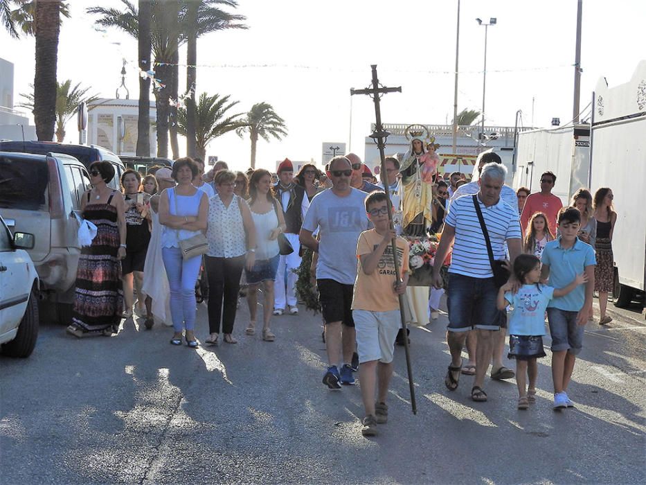 Procesión de la Virgen del Carmen en Formentera