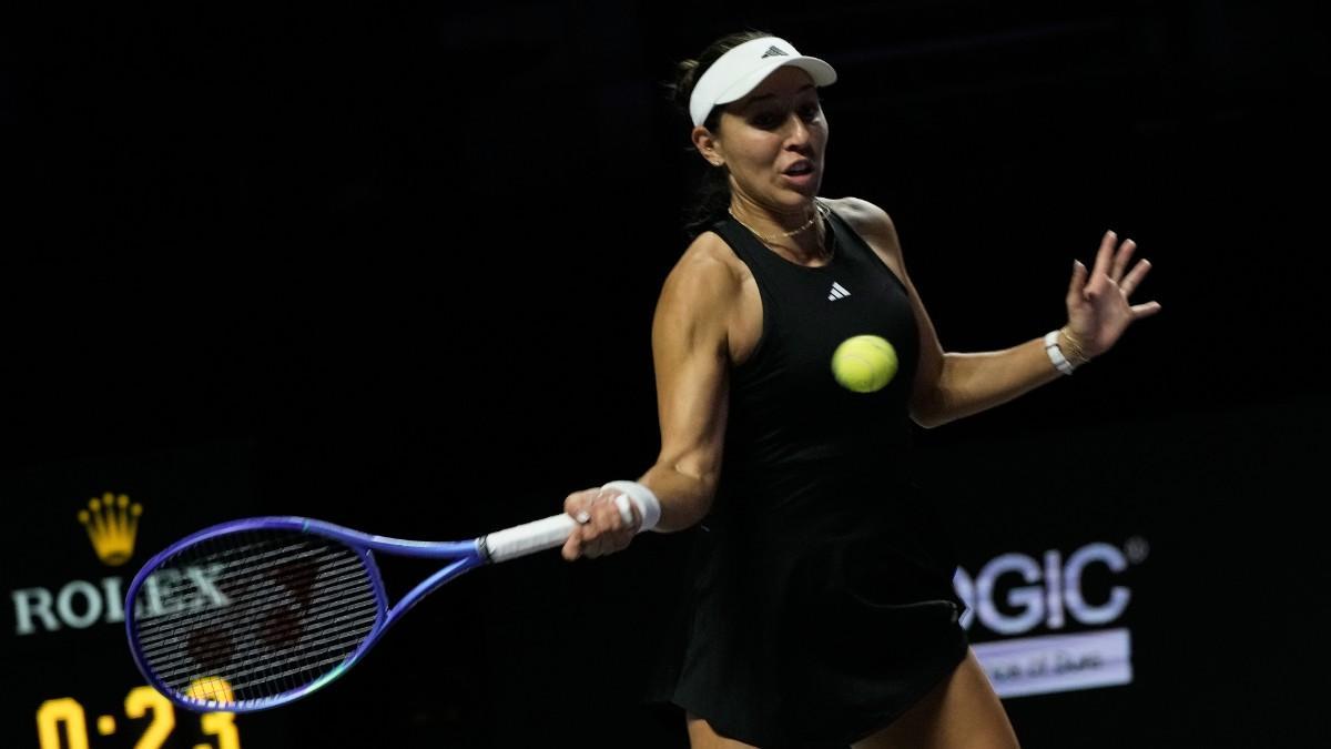 Jessica Pegula, durante un partido