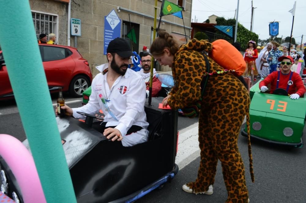 Aldán y Moaña celebran el final del Carnaval. // G. Núñez