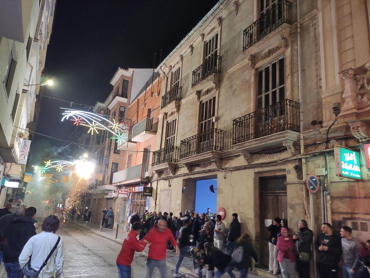 Foto de la 'traca correguda'.