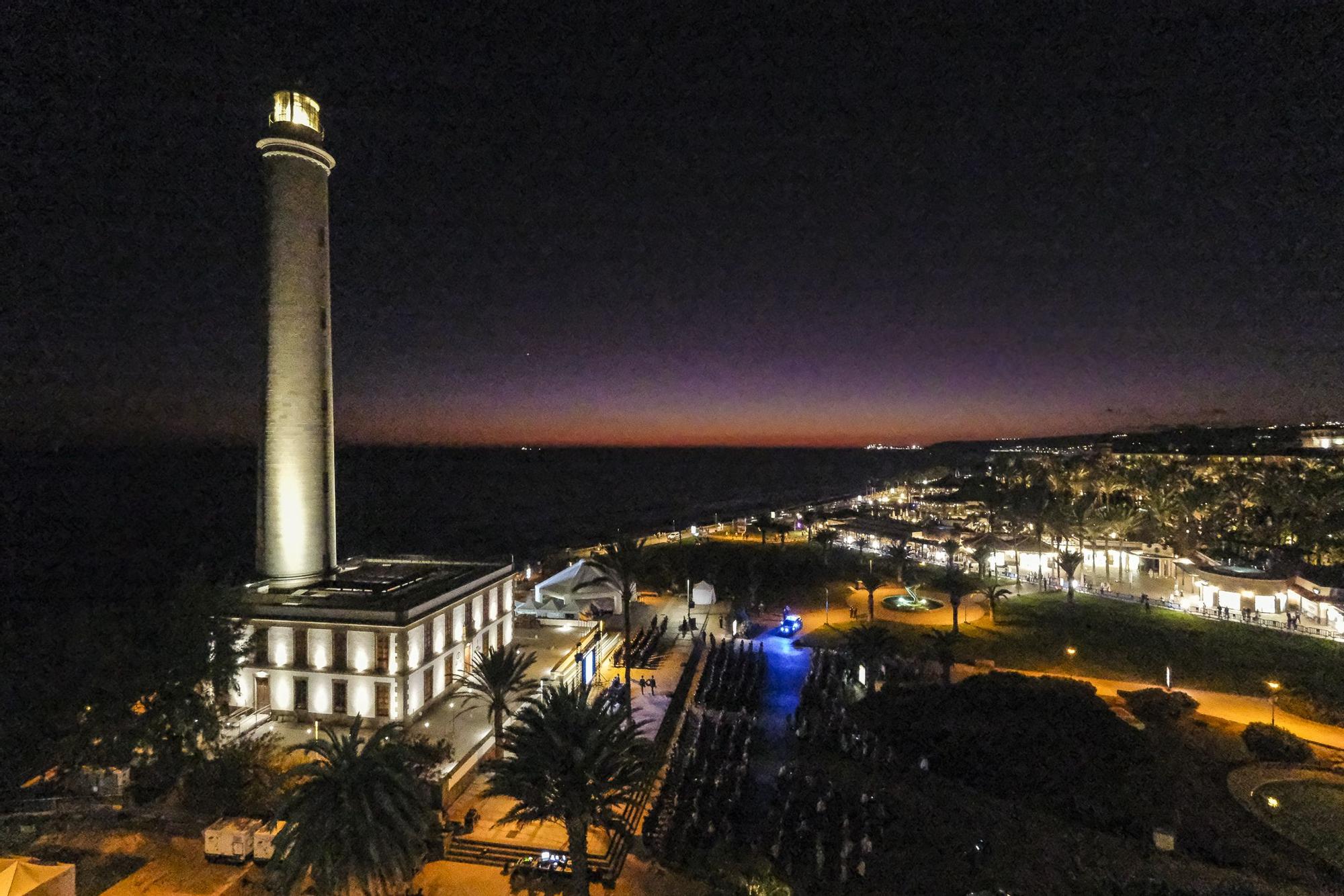 27-09-2024 SAN BARTOLOMÉ DE MASPALOMAS. Acto por el Día de la Policía Nacional, junto al Faro de Maspalomas  | 27/09/2024 | Fotógrafo: Andrés Cruz