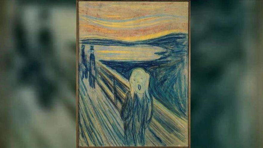 La figura de &#039;El grito&#039; de Munch no grita: se tapa los oídos