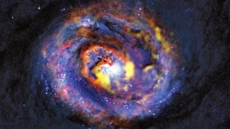 La potencia del telescopio Alma ha permitido captar por primera vez la eyección.