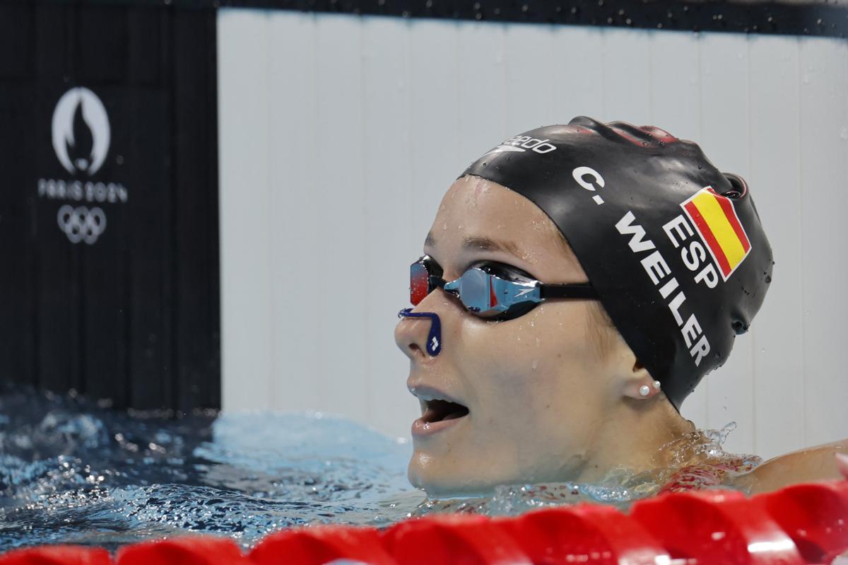 Carmen Weiler, en una imagen de los Juegos Olímpicos París de 2024.